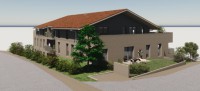 Représentation du projet 3D le compendium pour un t3 à Seyssuel (38)